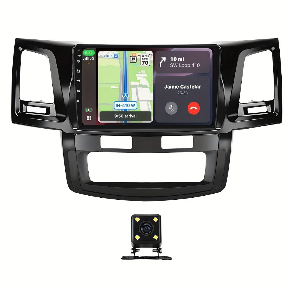 9" Plug-and-Play Head Unit for Toyota Hilux (2005 - 2015)