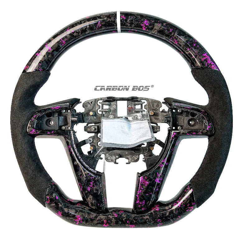 The Steering Wheel with LED for Pontiac G8/Holden Ex-factory Price Using Real Carbon Fiber Support Customization of Any Color