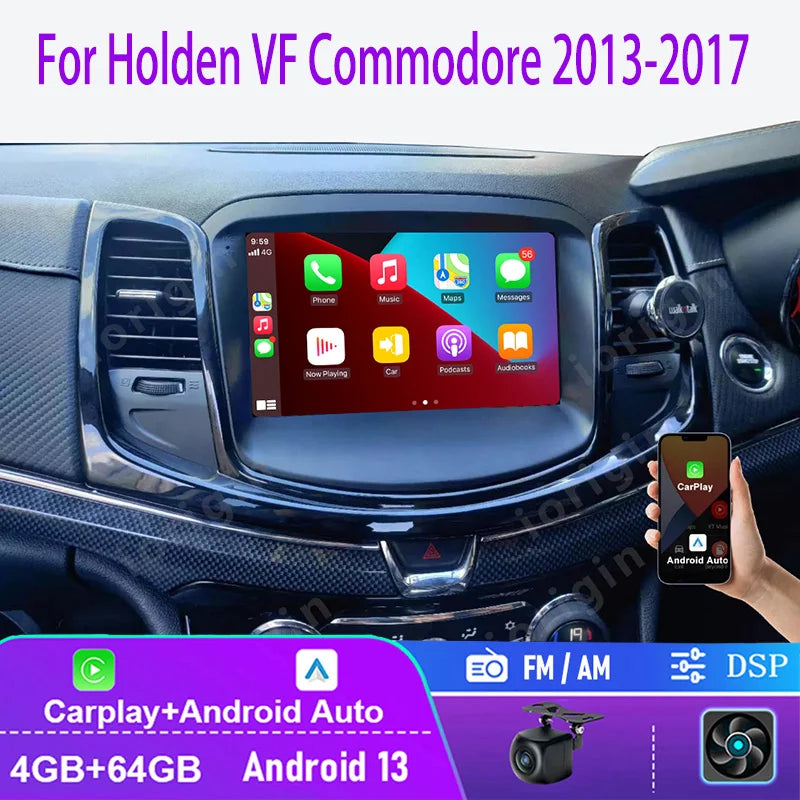 9" For Holden VF Commodore 2013-2017 Car Audio Head Unit Car Radio Intelligent System Multimedia Apple Carplay Android 13 AM
