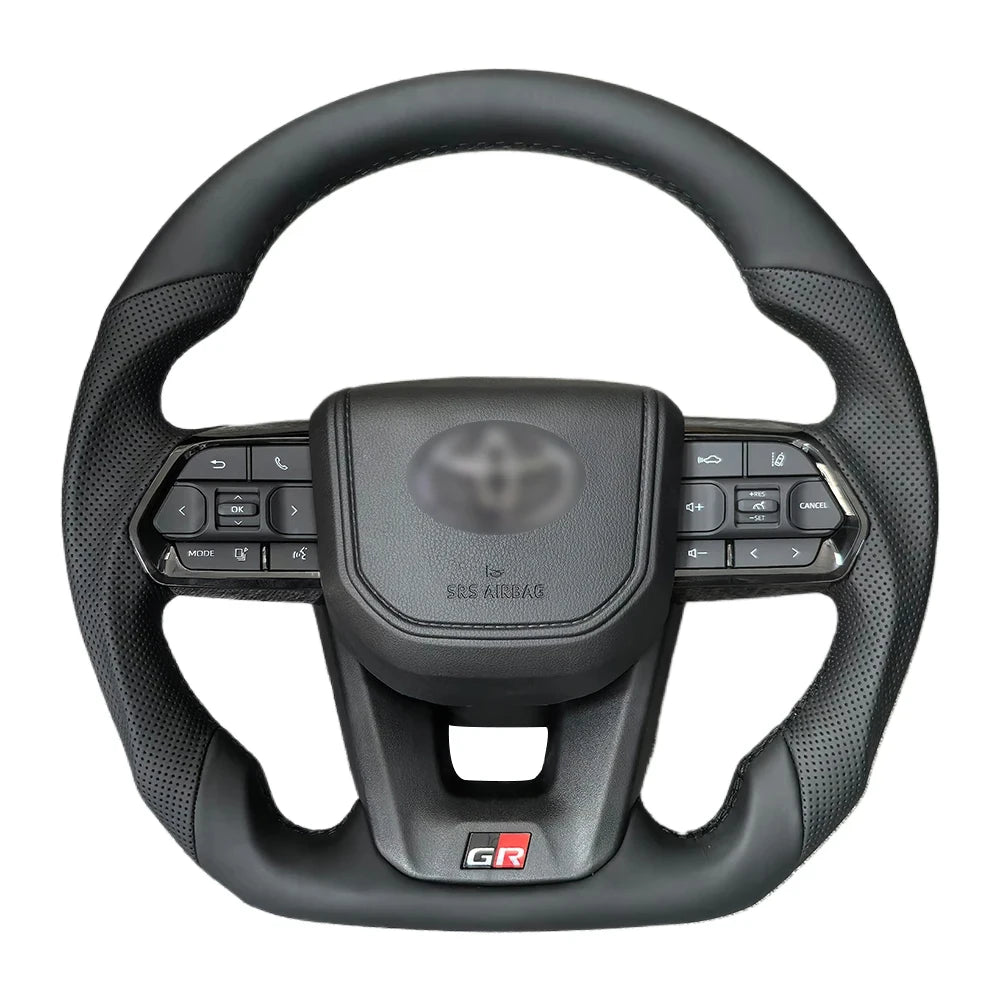Carbon Fiber Steering Wheel For Toyota GT 86 FORTUNER FJ Cruiser HIACE LC70/76/79 Land Cruiser CROWN ALPHARD VELLFIRE HILUX