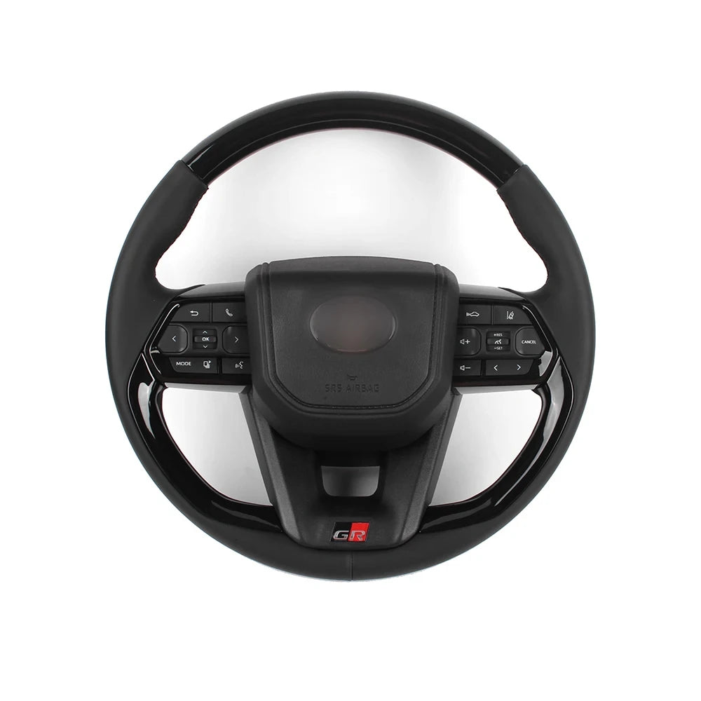 Carbon Fiber Steering Wheel For Toyota GT 86 FORTUNER FJ Cruiser HIACE LC70/76/79 Land Cruiser CROWN ALPHARD VELLFIRE HILUX