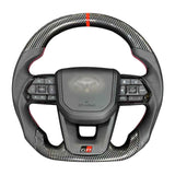 Carbon Fiber Steering Wheel For Toyota GT 86 FORTUNER FJ Cruiser HIACE LC70/76/79 Land Cruiser CROWN ALPHARD VELLFIRE HILUX
