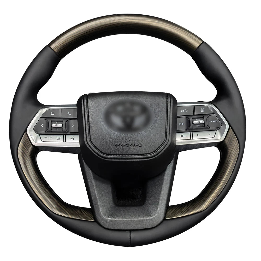 Carbon Fiber Steering Wheel For Toyota GT 86 FORTUNER FJ Cruiser HIACE LC70/76/79 Land Cruiser CROWN ALPHARD VELLFIRE HILUX